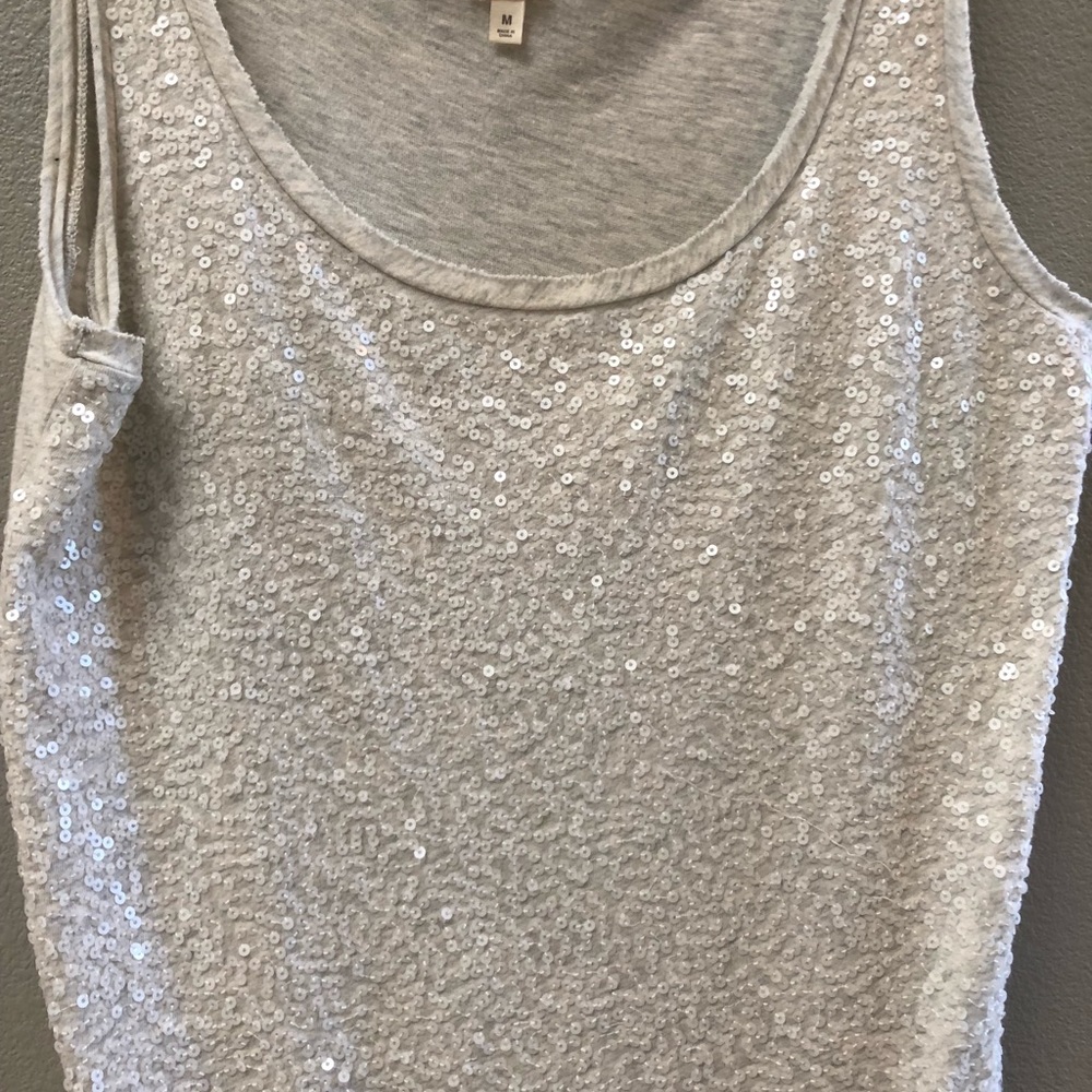 Sequined tank